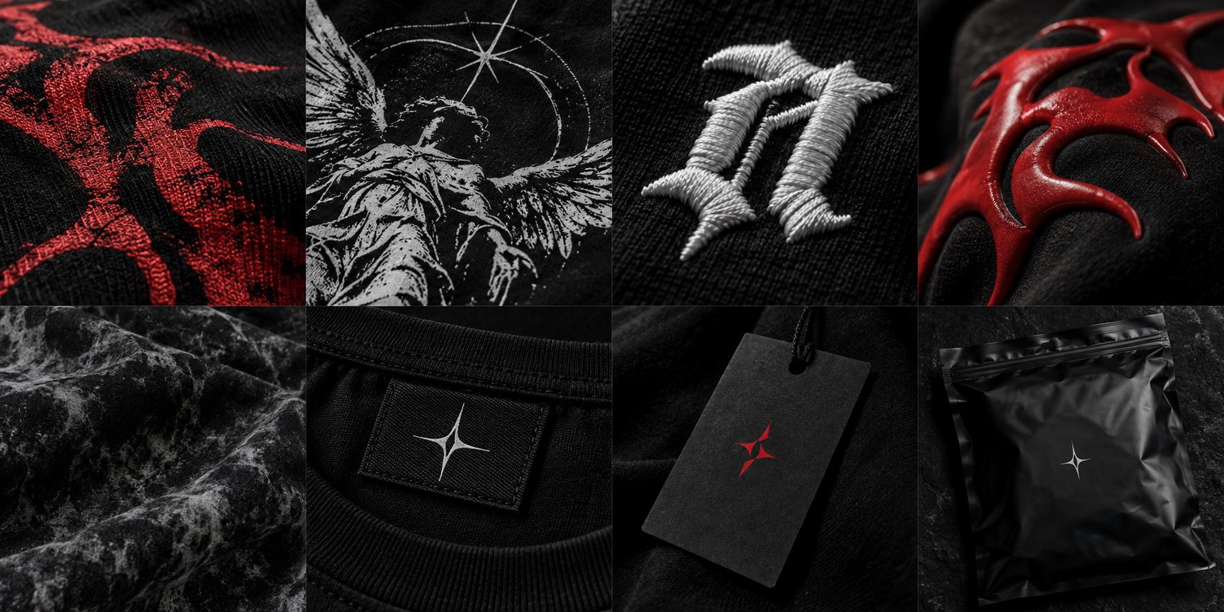 Detail of a garment label